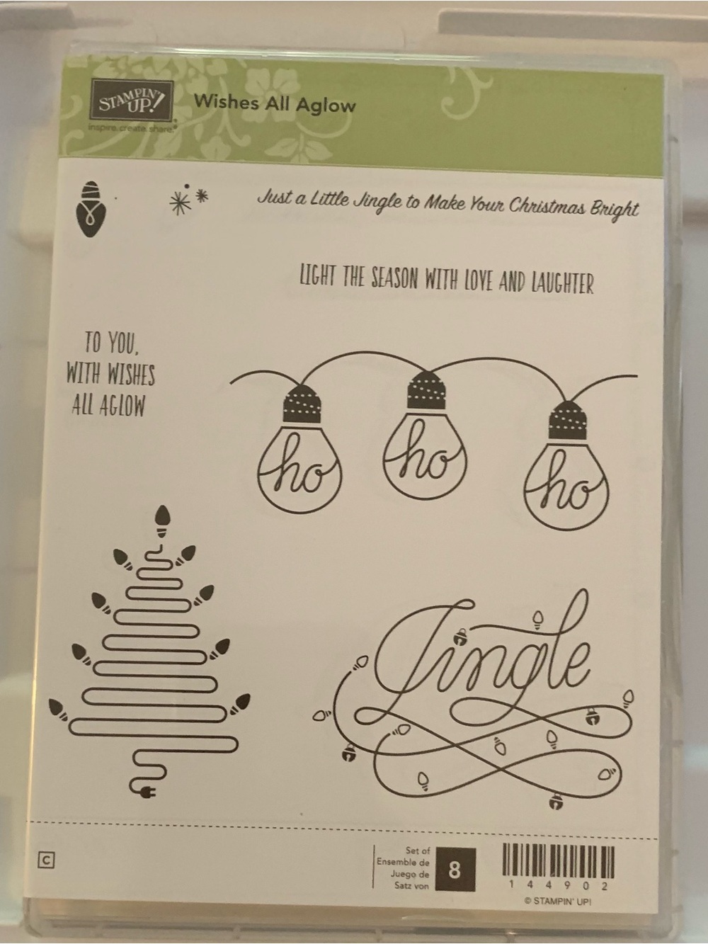 Stampin' Up! Wishes All Aglow Stamp Set